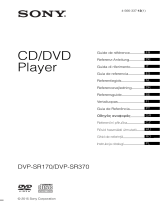 Sony DVP-SR370 B Lecteur DVD Používateľská príručka