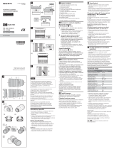 Sony SEL2470GM Návod na používanie