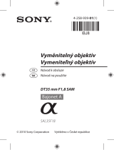 Sony SAL35F18 Návod na používanie