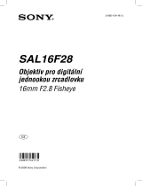 Sony SAL16F28 Návod na používanie