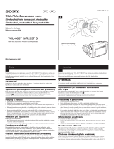 Sony VCL-0637 Návod na používanie