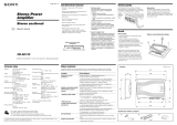 Sony XM-SD12X Návod na používanie