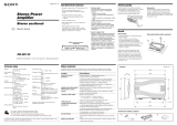 Sony XM-SD14X Návod na používanie