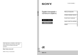 Sony NEX-F3K Návod na používanie