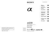Sony DSLR-A230 Návod na používanie