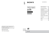 Sony SLT-A35 Návod na používanie