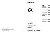 Sony DSLR-A850 Návod na používanie