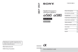 Sony DSLR-A580 Návod na používanie