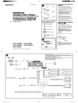 Sony CDX-S2250 Quick Start Guide and Installation