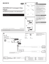 Sony CDX-GT274MP Quick Start Guide and Installation