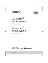Sony WX-GT90BT Návod na používanie