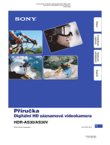 Sony HDR-AS30 Návod na používanie