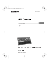 Sony XAV-W1 Návod na používanie
