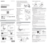 Sony FDR-X3000 Quick Start Guide and Installation
