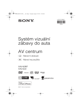 Sony XAV-62BT Návod na používanie