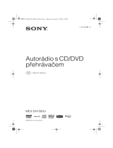 Sony MEX-DV1500U Návod na používanie