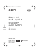 Sony MEX-BT5700U Návod na používanie
