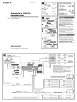 Sony MEX-DV1000 Quick Start Guide and Installation