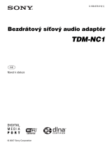 Sony TDM-NC1 Návod na používanie