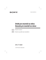 Sony WS-F1000 Návod na používanie