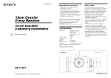Sony XS-F1324 Návod na používanie