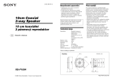 Sony XS-F1034 Návod na používanie