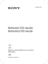 Sony VRD-MC6 Návod na používanie