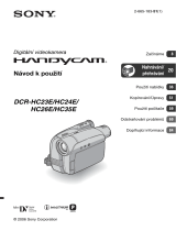 Sony DCR-HC23E Návod na používanie