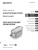 Sony DCR-HC51E Návod na používanie