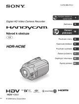 Sony HDR-HC9E Návod na používanie