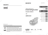 Sony HDR-HC1E Návod na používanie