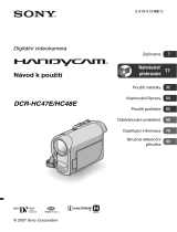 Sony DCR-HC48E Návod na používanie