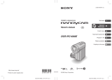 Sony DCR-PC1000E Návod na používanie