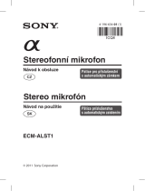 Sony ECM-ALST1 Návod na používanie