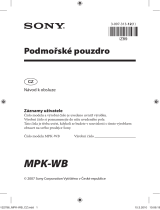 Sony MPK-WB Návod na používanie