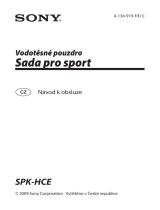 Sony SPK-HCE Návod na používanie