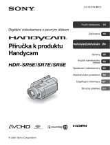 Sony HDR-SR8E Návod na používanie