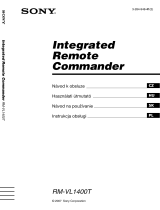 Sony RM-VL1400T Návod na obsluhu