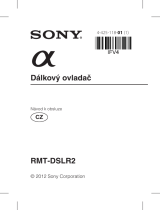 Sony RMT-DSLR2 Návod na používanie