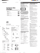 Sony CDX-757MX Návod na používanie
