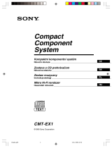 Sony CMT-EX1 Návod na používanie
