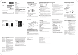 Sony NWZ-E373 Quick Start Guide and Installation