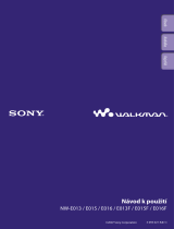 Sony NW-E015F Návod na používanie