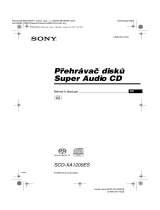 Sony SCD-XA1200ES Návod na používanie