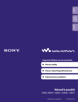 Sony NWZ-A844 Návod na používanie