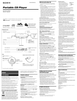 Sony D-EJ002 Návod na obsluhu