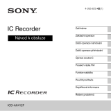 Sony ICD-AX412F Návod na používanie