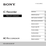 Sony ICD-UX512 Návod na používanie