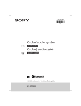 Sony ZS-BTG905 Návod na používanie