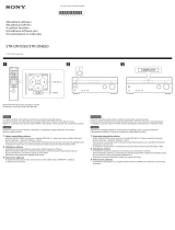 Sony STR-DN1050 Používateľská príručka